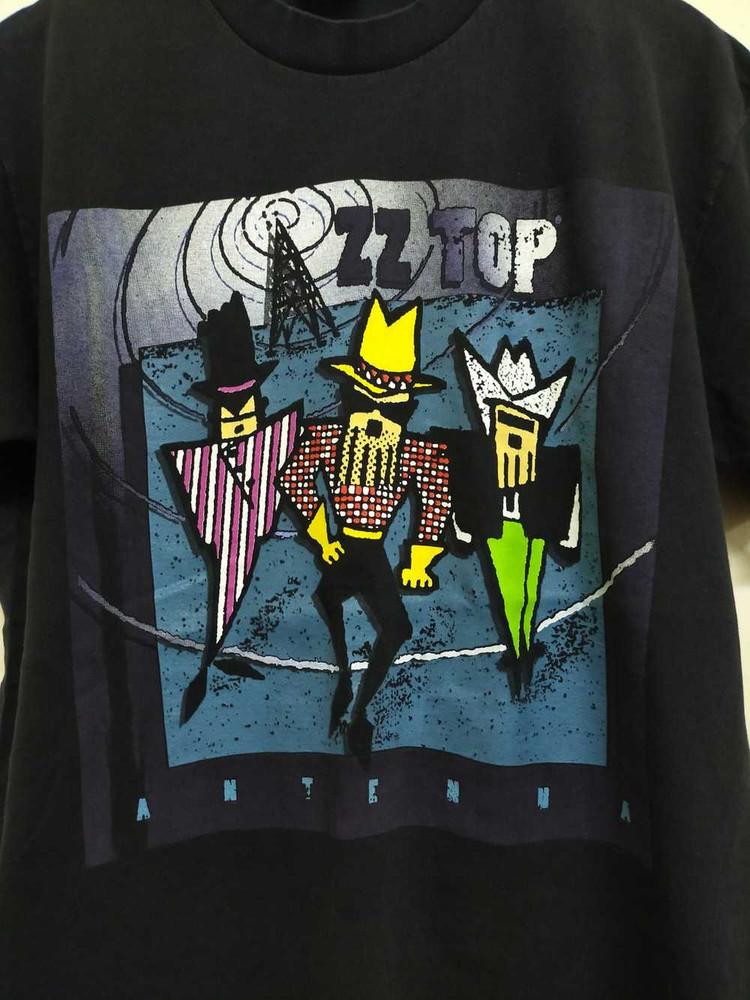 Vintage ZZ Top Band T-shirt Short Sleeve unisex S to 5XL SN062 Unisex T-Shirt L
