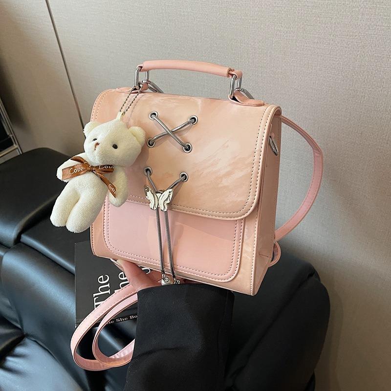 Commuter Backpack Women's New Shoulder High Sense Popular Fashion Versatile Schoolbag College Student Handbag