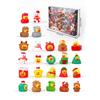 Advents Calendar For Kids Ducks Themed 24pcs Water Play Decor Toy For Holiday Party Centerpiece