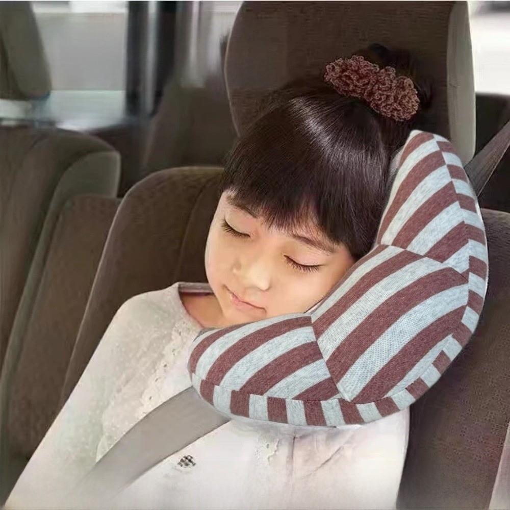 Adjustable Neck Support Pillow Stickable Travel Head Rest Kids Shoulder Pad  Car Travel