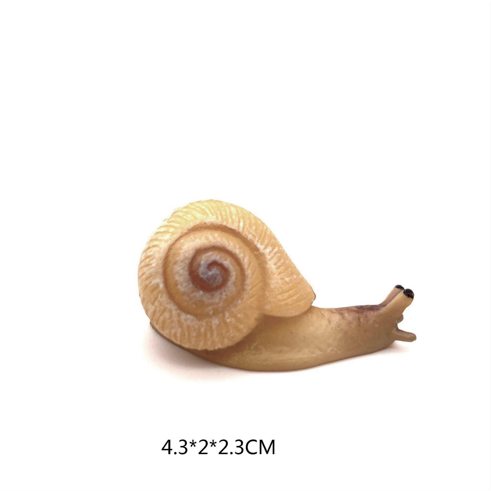Educational Crawling Animal Toy Snail Decorative Figurine for Kids Solid Toy Snail Model for Kids Learning and Pretend Play XXXL