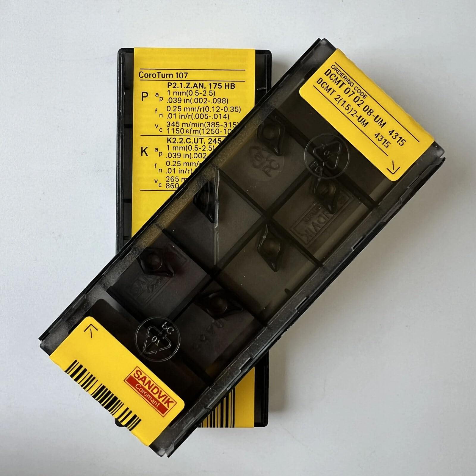 

Original Sandvik / DCMT070208-UM 4315 /CNC lathe carbide blade tool 10 Pcs