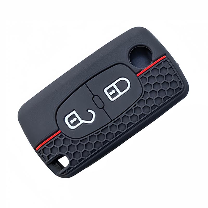 Silicone Key Case For Peugeot 206 208 207 308 Rcz 408 407 307 206 For Citroen C4 C5 C3 C2 C4L Ds3 Ds4 Xsara Picasso Key Cover