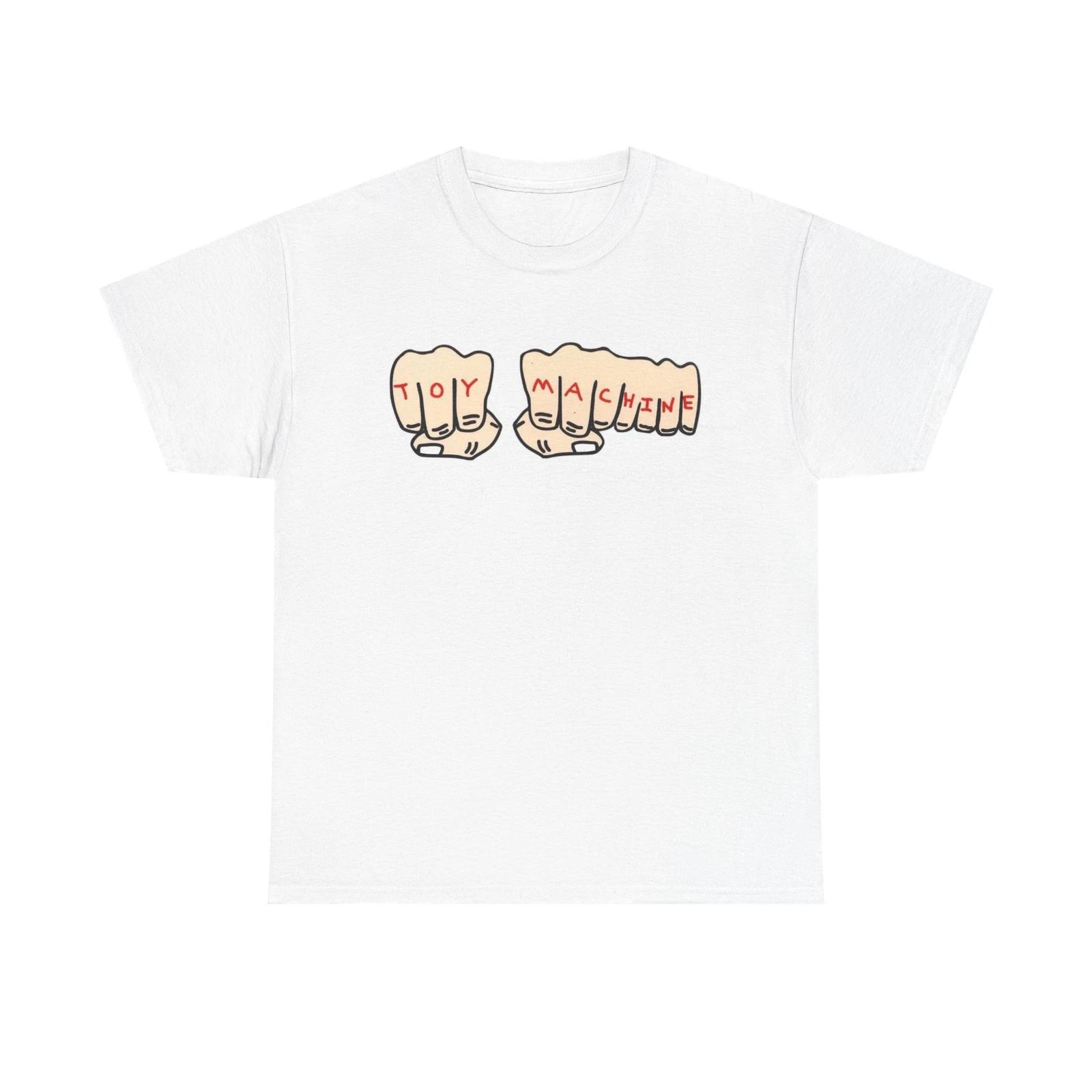 Men s and Women s T-shirts Toy Machine Vintage Skateboards Graphic S