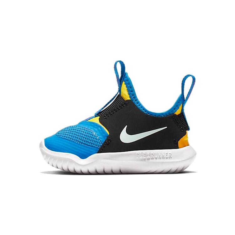 Nike Flex Runner Woven Abrasion Resistant Breathable Abrasion Resistant Breathable Low top Running Shoes Black Blue AT4665-401 22