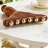 Brass Gua Sha Meridian Body Massager Sandalwood Skin Scraping Meridian Lymphatic Muscle Relief Massage Copper Guasha Board
