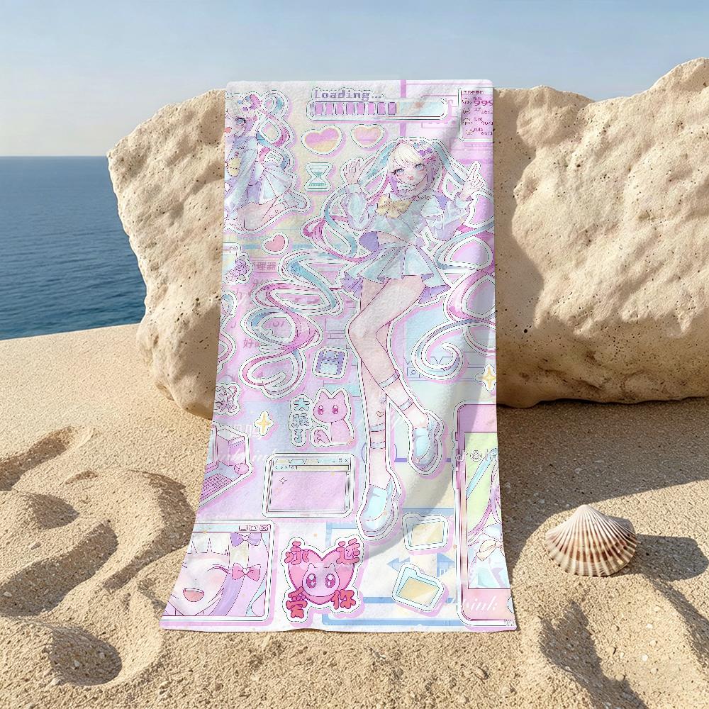Game N-needy Streamer O-overload Amechan Towel Towels For Beaches Yoga Studios Gyms Hot Springs Swimming Pools And Picnics