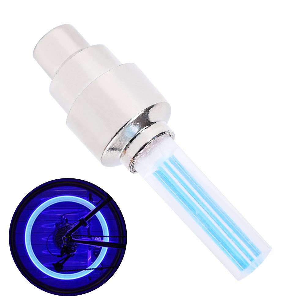 2Pcs Bicycle Lights Motion Sensor LED Lights with Batteries for Road MTB Mountain Bike Tyre Tire Valve Cap Bicycle Accessories