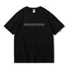 Damen Plus Size Retro Weiß Mittellanges Baumwoll-T-Shirt