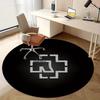 1pc Home Circular Rug Office Round Carpet Outdoor Gift Decorative Mat Non-Slip Floor Covering Modern Design RC2795
