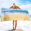 Summer Hawaii Beach Coconut Print Beach Towel Microfiber Bath Towels Bathroom Sport Bar Spa Golf Towel Quick Dry Swimming Cover