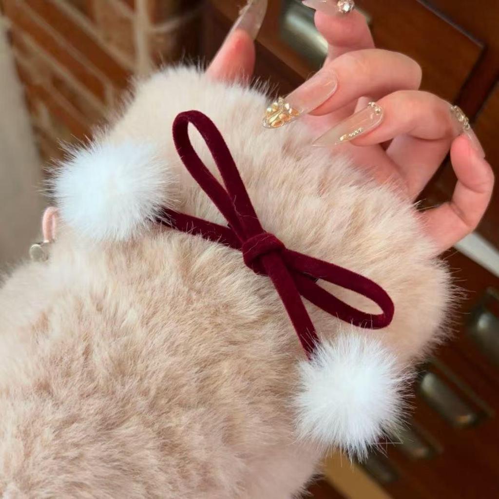 Morbida Pinza con Fiocco in Pizzo Bianco per Ciocche & Code di Cavallo