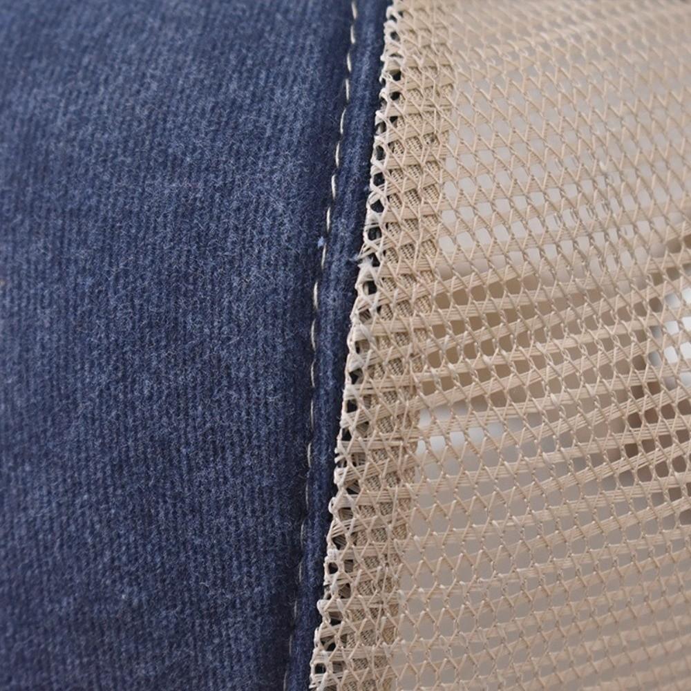 Breathable Baseball Cap Washed Cotton Snapback Hat Summer Mesh Sun Hat