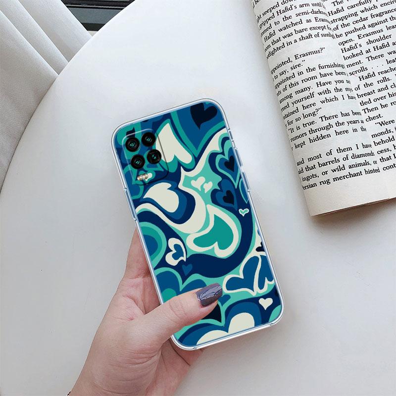 Calm Heart Art Transparent Phone Case for Motorola Moto G10 G20 G30 G31 G32 G34 G35 G41 G42 G50 G51 G52 G55 G60 G60S