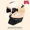 AD Unisex Electric Motorcycle Helmet - Winter Warmth, All-Season Safety, 3C Certified Half Helmet for Scooters