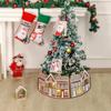 Gingerbread House Christmas Tree Skirt LED Xmas Tree Base Cover Christmas Tree Collar  Festival