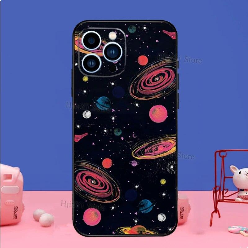 Magic Space Planet Phone Case For iPhone Samsung Galaxy Redmi Xiaomi Oppo OnePlus Note S A 7 8 9 10 11 12 13 14 20 21 22 23 53 54 Pro Max Plus Ultra