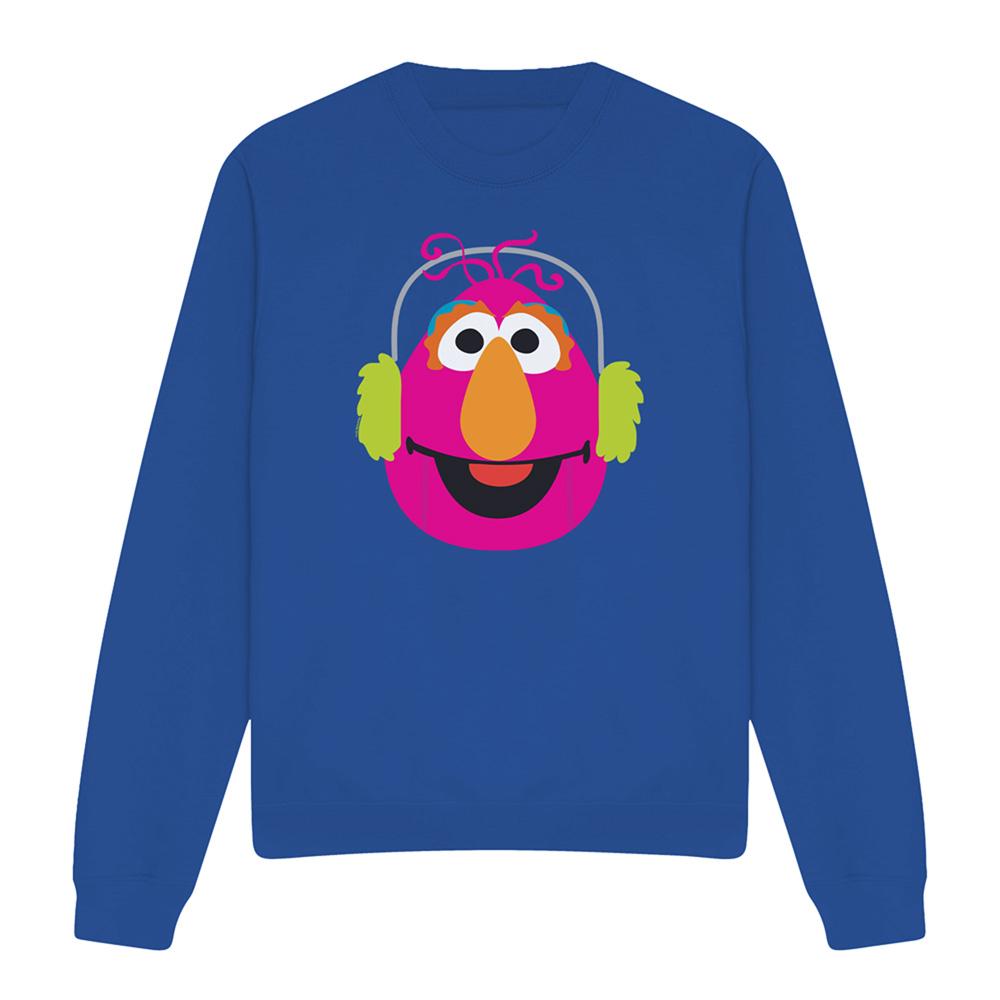 Sesame Street Unisex Adult Telly Monster Nutcracker Christmas Sweatshirt