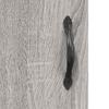Sideboard Grau Sonoma 695x34x90 cm Holzwerkstoff