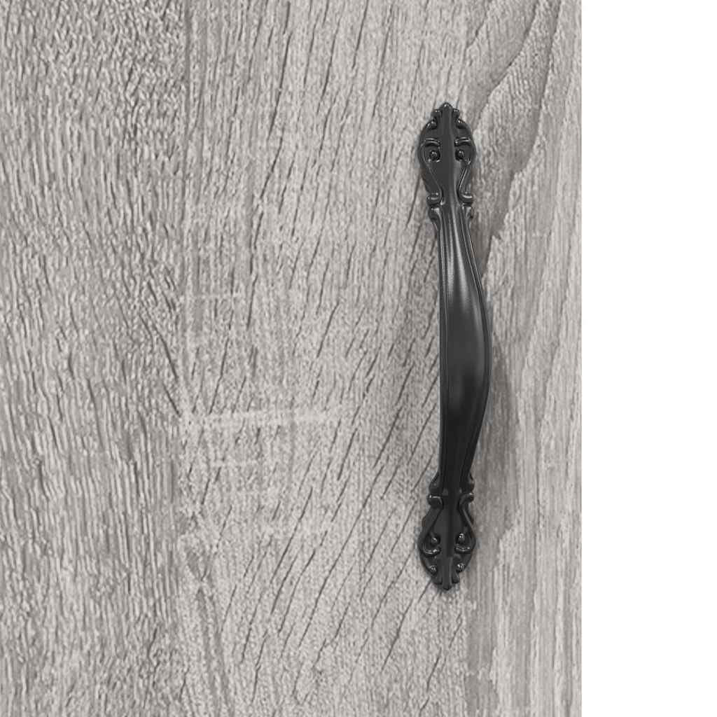 Sideboard Grau Sonoma 695x34x90 cm Holzwerkstoff