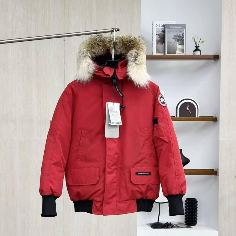 Canada Style Pilot Down Jacket White Duck Parka Couples Winter Warm Coat