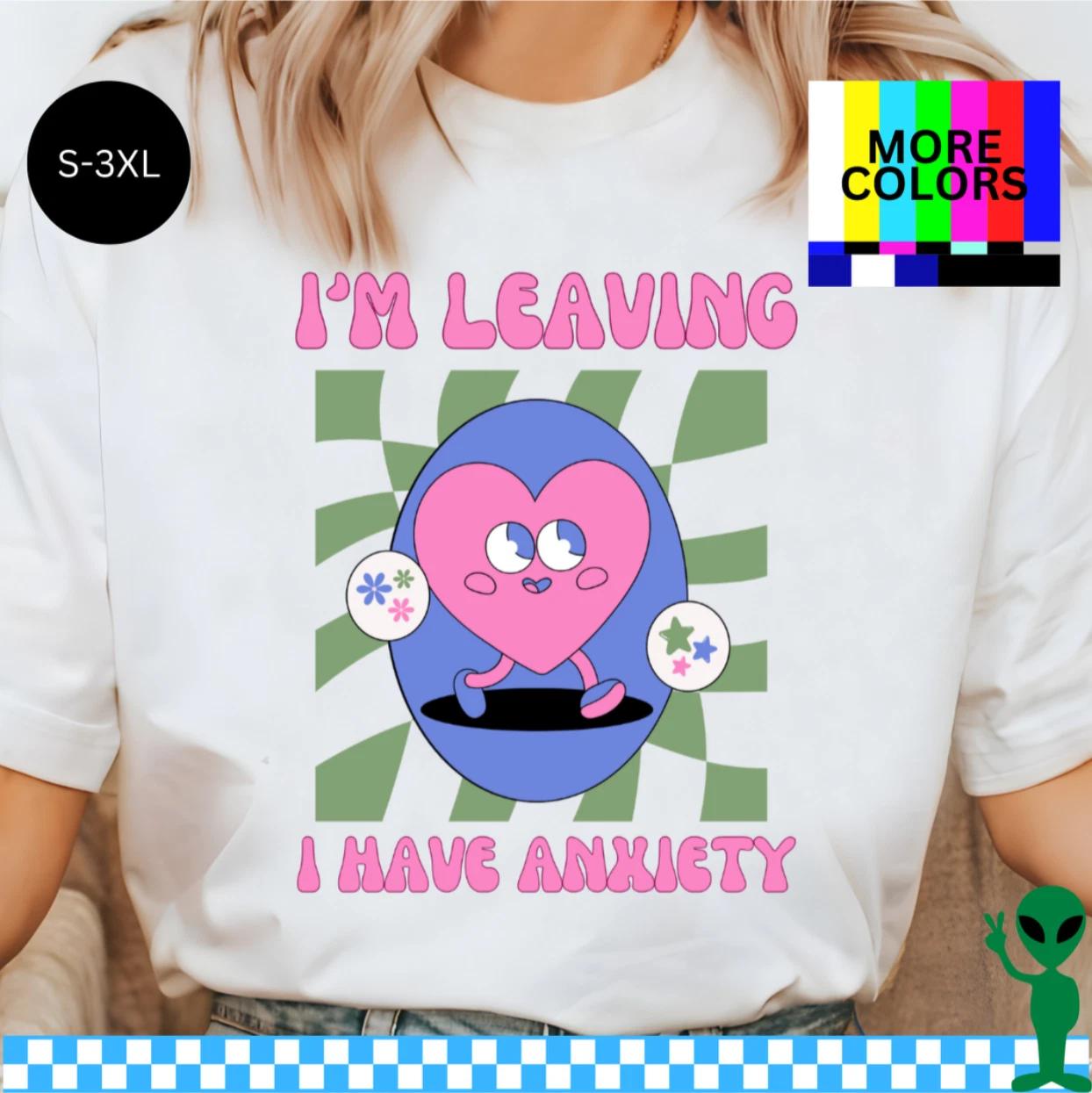 Funny Anxiety Shirt S-3XL Unisex Short-Sleeve 3XL