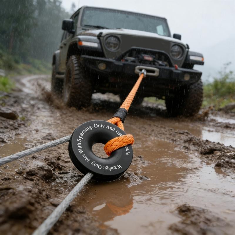 Strong Machined Adventure Tow Hook Works With Winch Lines And Flexible Attachments