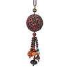 Mahogany Car Rearview Mirror Pendant: High-End Decorative Ornament for Men and Women