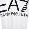 Emporio Armani Tričko s krátkym rukávom s potlačou loga S Biela farba Pánske Použité