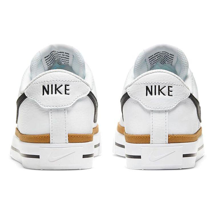 Nike Court Legacy Bílé Pouštní Okrové Dámské Tenisky Černé CU4149-102