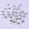 5pcs Silver Color Cross Pendant For Women Men Accessories Crosses Charm Handmade Earring Necklace Anklet Supplies Christ Pendant