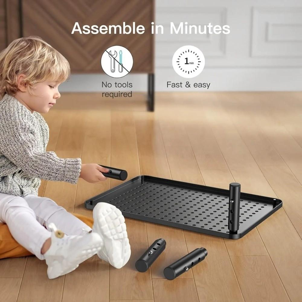 3 Height Adjustable Desktop Stand Riser Storage Drawer Laptop Dissipation Stand  Home Office