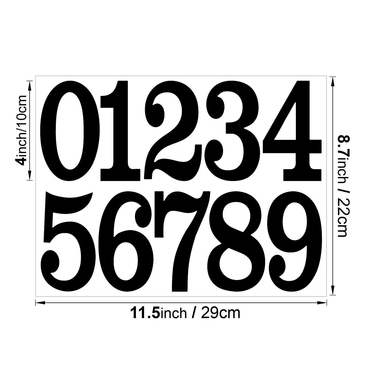 

Digital Stickers 1-4 Inch Waterproof Vinyl Self-adhesive Removable Office Classroom Home Die Cutting Digital Stickers