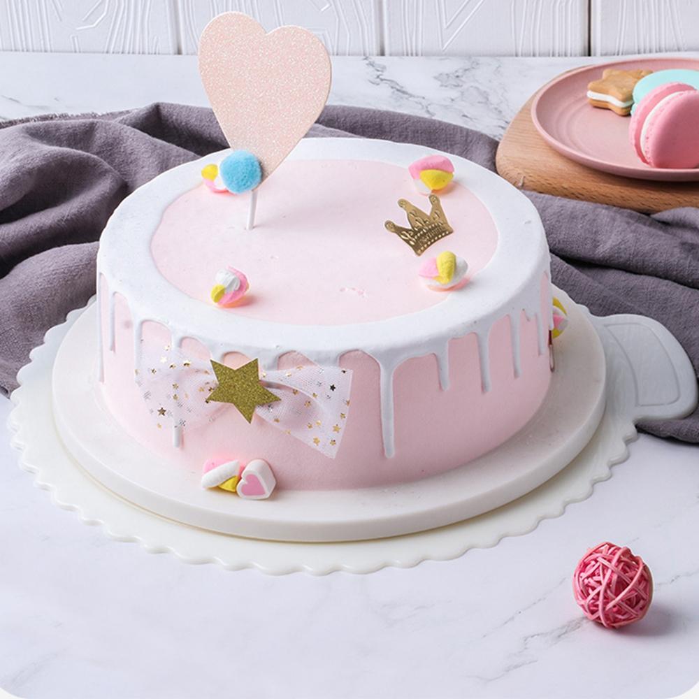 Plastic Home Cupcake Cake Decorating Birthday Cake Boards Party Supplies Cake Base Dessert Tray