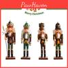Xmas Nutcracker Soldier Model Home Decor Ornament 11.8" Wooden Toy Christmas Gifts