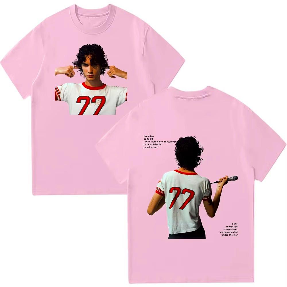 Trička I Barely Know Her Zpěvák Grafika Y2K Bavlna Vysoká Kvalita Krátký Rukáv Unisex Dárek pro Fandy Top Podzimní a zimní spodní prádlo