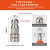 Pressure Washer Sewer Nozzle Drain Cleaning Nozzle Tips For Karcher K Series/Lavor Hose Sewer Cleaning Tool