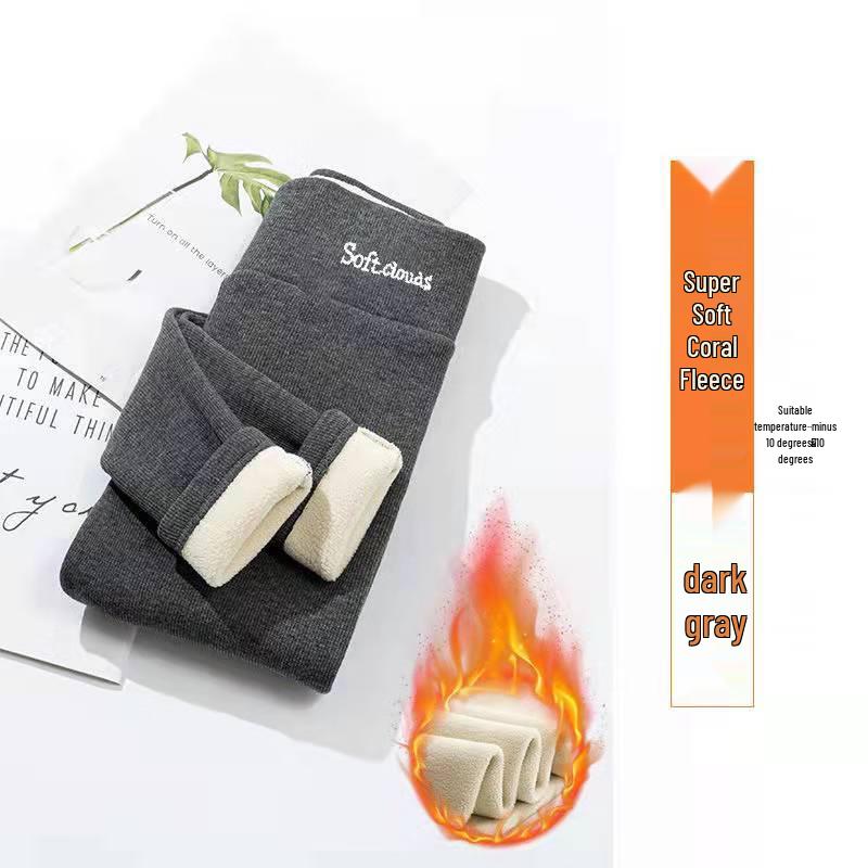 LangSha Women's 400g Lamb Wool Thermal Leggings