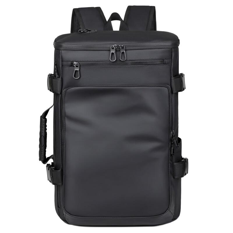

Li Shen Multi-functional Leather Laptop Backpack