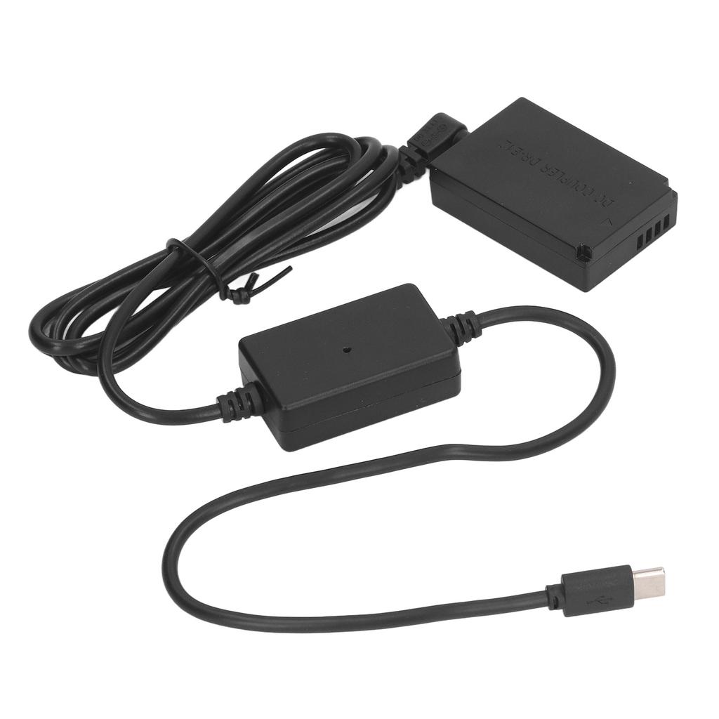 LP E12 Dummy Battery Digital Camera DR E12 DC Coupler Dummy Battery with Type C Power Adapter for