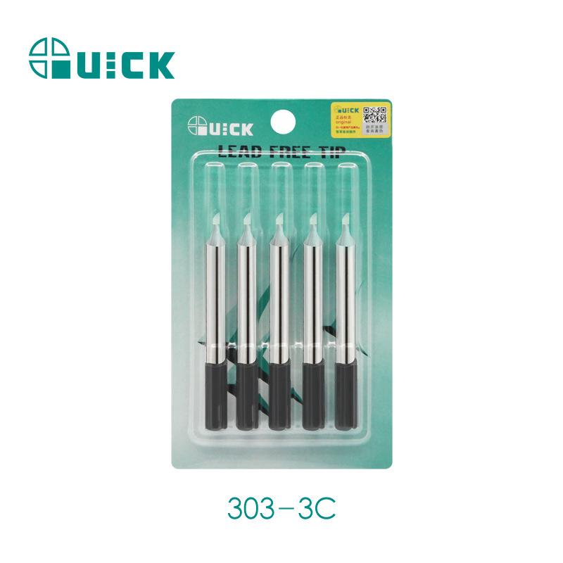 QUICK Kuaike 301/303 Soldering Station Tips: 303B/I/C/D.