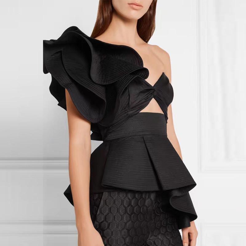 

Модная женская элегантная рубашка без рукавов с рюшами и открытой спиной без бретелек невесты, подружек невесты, рубашка для свадебной вечеринки, блузка, топы-трубы