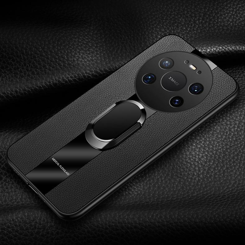 For Huawei Mate 80 Pro Case Business Elliptical Bracket All-Inclusive Shockproof Leather Soft Silicone Fashion for Huawei Mate 80 Pro Plus Back Cover