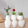 Niedliche Blumentopf-Form DIY Bastelartikel Stifthalter Form Lustige Harz-Tropfform Wohnzimmer Zuhause