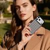 EYCASE Grid Series for iPhone 17 Pro Max Magnetic Case Black Edge TPU + Acrylic Cover Compatible with MagSafe