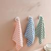 5 Pcs Absorbent Coral Fleece Towel Kitchen Cleaning Cloth Tableware Oil-proof Rag Tableware Household Cleaning Towel