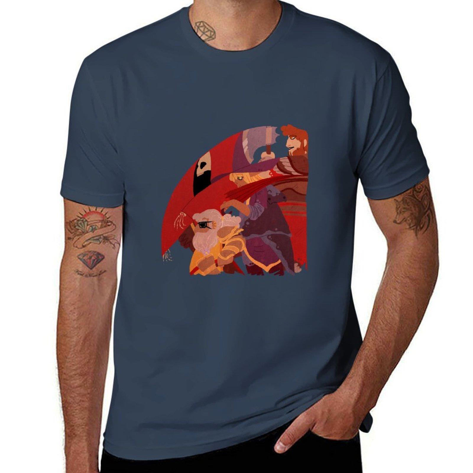 The Adventure zone TShirt Basic Plain Short Sleeve Crew Neck Tee S