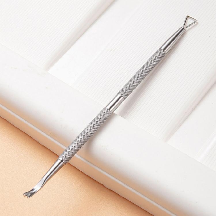 Double Ended Cuticle Pusher Cuticle Trimmer with Fork Nails Polish Remover Cuticle Remover Tool