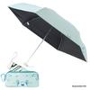 Moonbat CARE Compact Folding Parasol with Heat and Light UV Suitable for Sun and Includes Carabiner and WISH Mint Green BEARS™ (Care Bear™) Blocking,