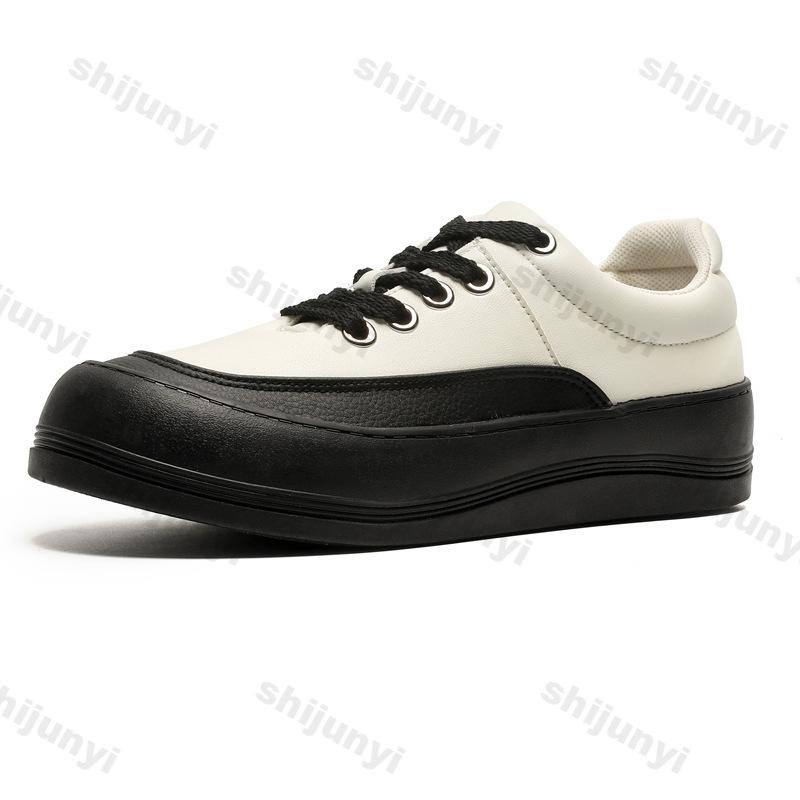 

Fashion 2025 Spring New Niche Designed Men s Casual Sports Shoes Fashion Trend Low Top Lace Up Shoes Color Blocked Comfortable Sneakers 39 бежевый
